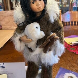 Tulu Alaskan American porcelain doll from the Georgetown collection